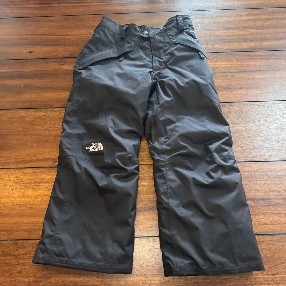 North‎ Face Youth Boys Hypervent EZ Grow Snow Pants Black Size 7/8 Snowboard Ski